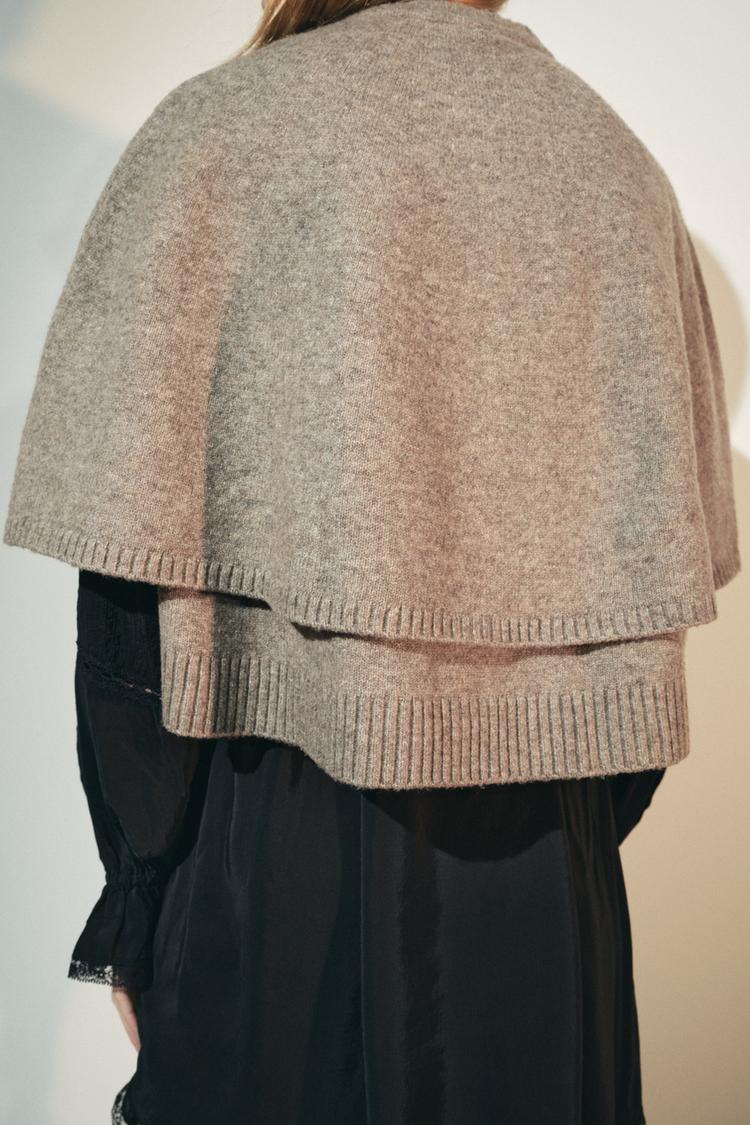 Lily™ | Knit Cape Jacket