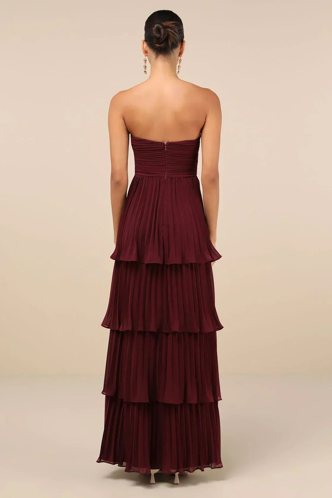 Hannah™ | Strapless Tiered Dress