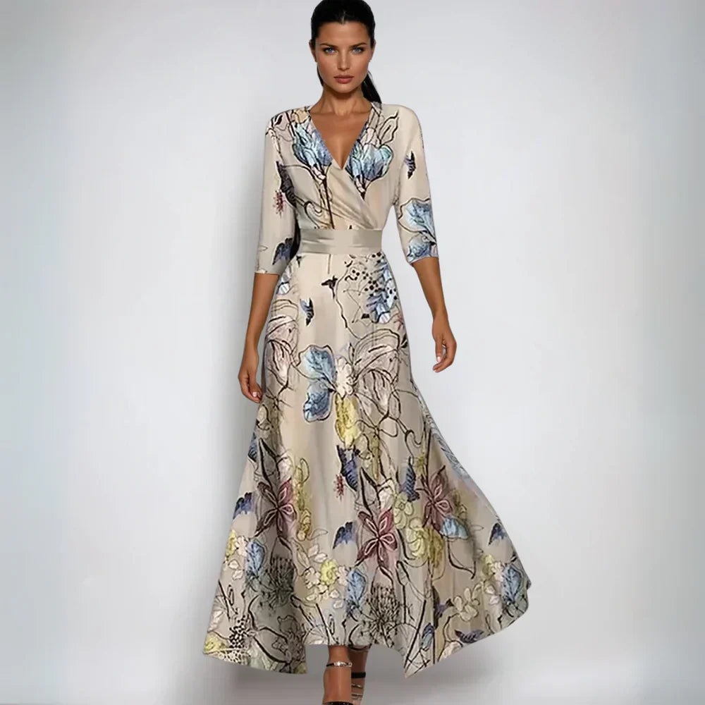 Emily™ | Chic Floral Wrap Dress
