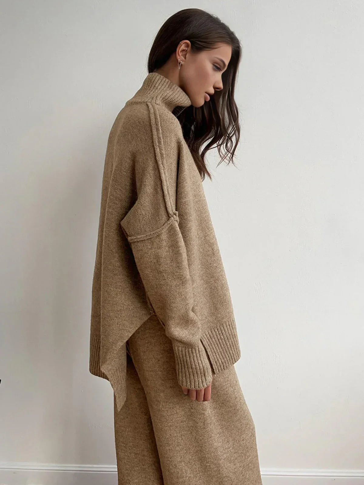Claire™ | Turtleneck Knit and Pants Set