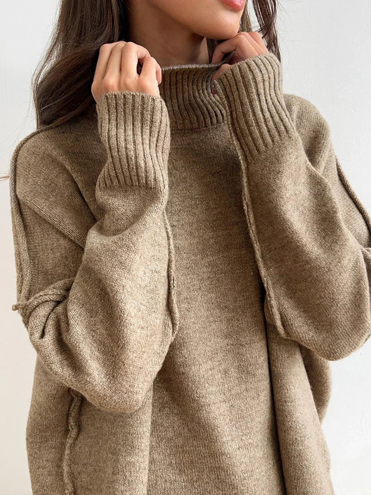 Claire™ | Turtleneck Knit and Pants Set