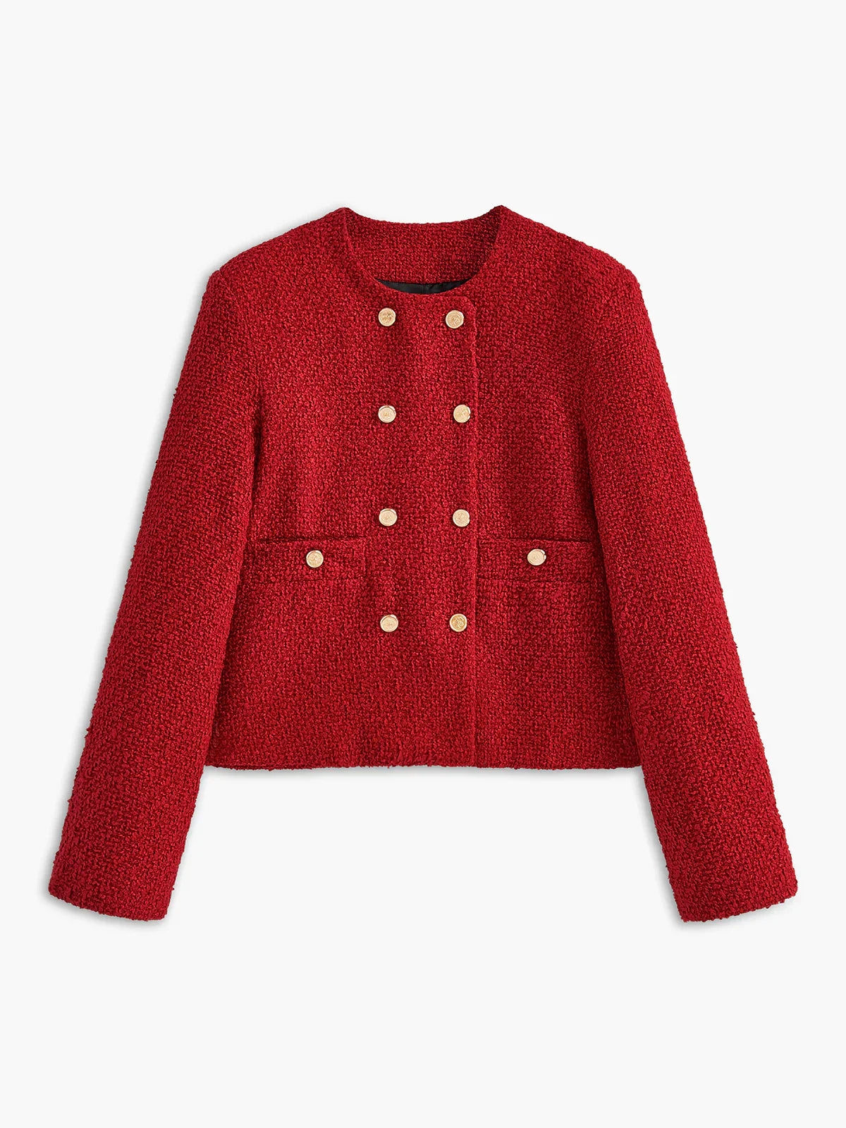 Julia™ | Elegant Button Tweed Jacket