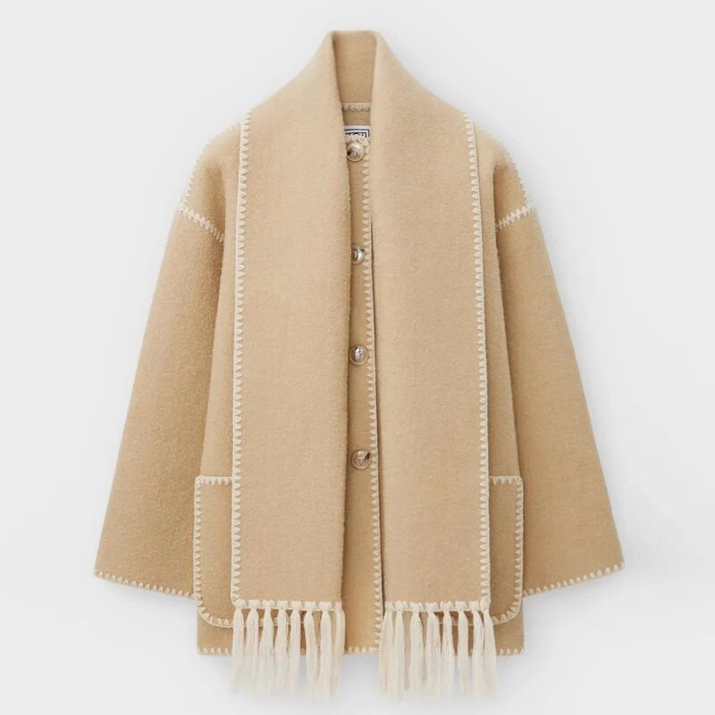 Sarah™ | Cozy Scarf Coat