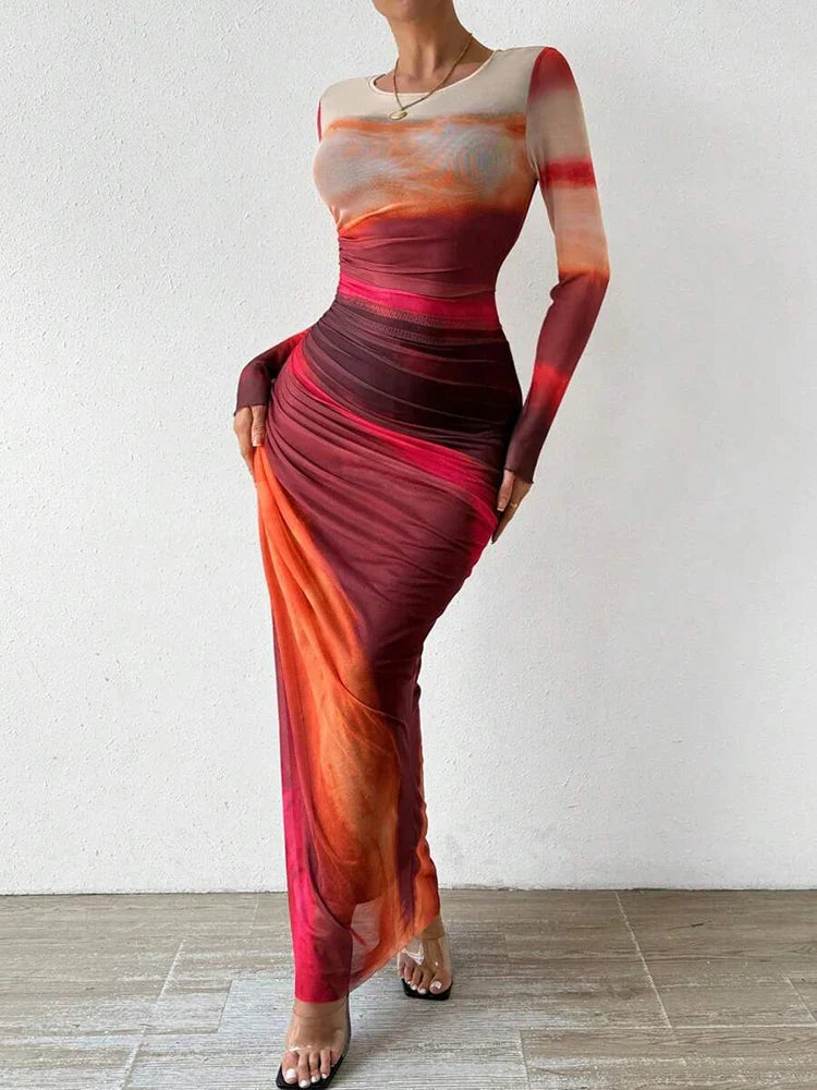 Lucy™ | Aquarelle Maxi Dress