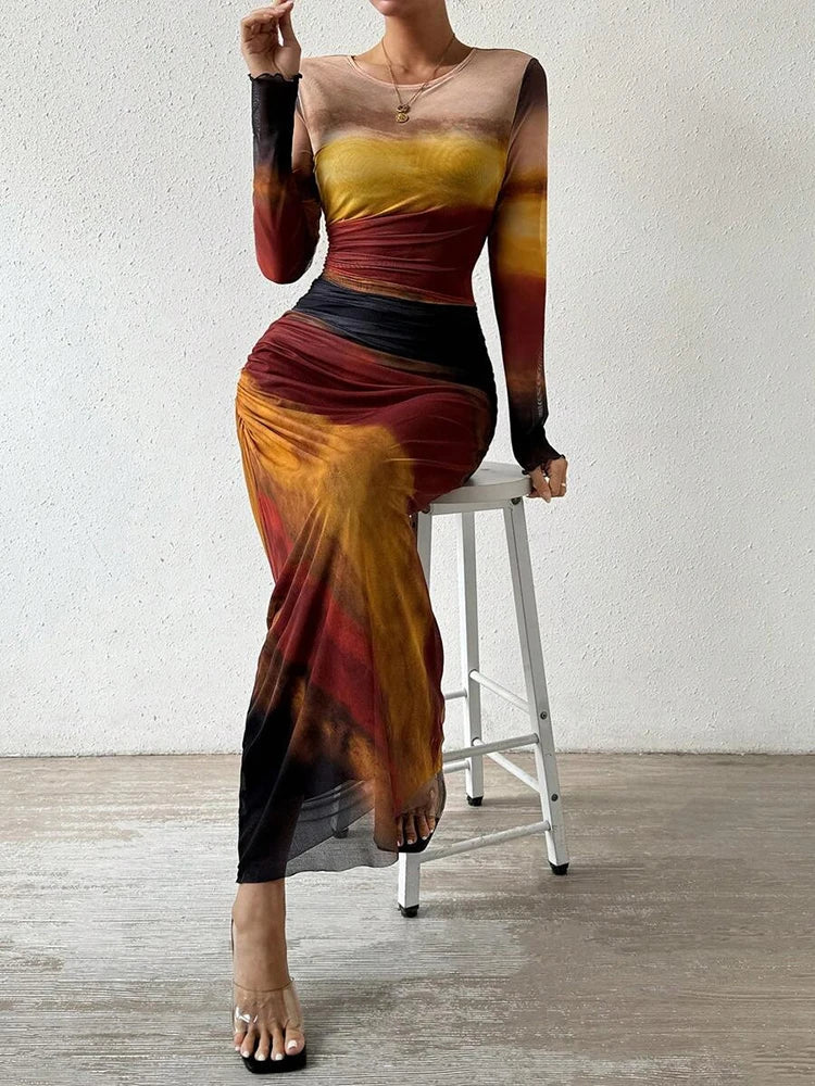 Lucy™ | Aquarelle Maxi Dress