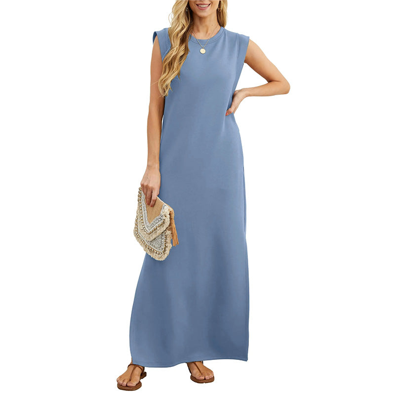 Emma™ | Flowing Anti-Crease Maxi Dress